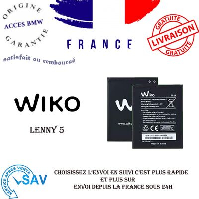 Batterie Wiko 3921 - Pour Lenny 5 - Publicité Batterie Wiko 3921 - Pour Lenny 5 - Publicité