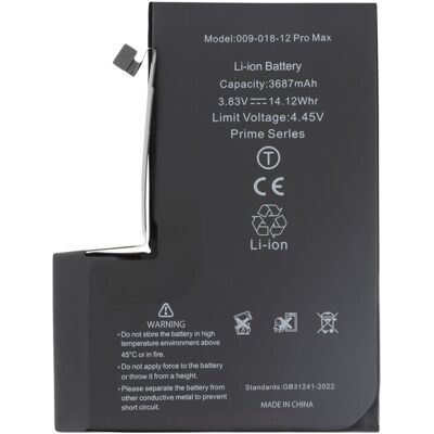 Batterie Prime Compatible Avec Iphone 12 Pro Max - Publicité Batterie Prime Compatible Avec Iphone 12 Pro Max - Publicité