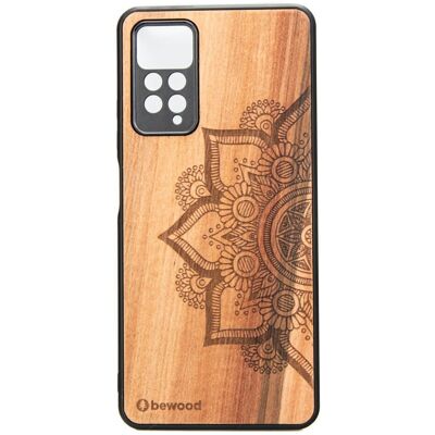 Bewood Étui En Bois Xiaomi Redmi Note 11 Pro, Motif Mandala Et Pommier - Publicité Bewood Étui En Bois Xiaomi Redmi Note 11 Pro, Motif Mandala Et Pommier - Publicité