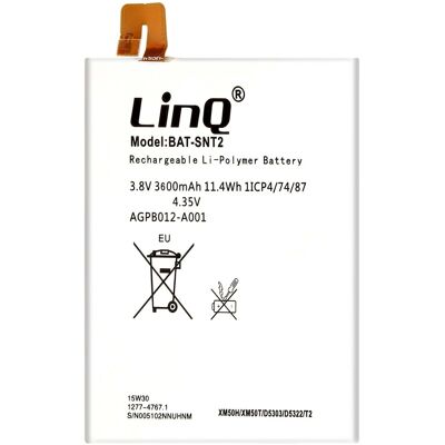 LinQ Batterie interne blanche pour Sony Xperia T2 Ultra 3600mAh - Batterie interne - Publicité LinQ Batterie interne blanche pour Sony Xperia T2 Ultra 3600mAh - Batterie interne - Publicité