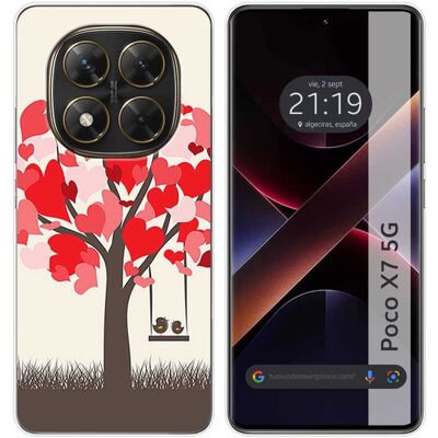 Tumundosmartphone Housse En Silicone Pour Xiaomi Poco X7 5g Design Oiseaux Dessins - Publicité Tumundosmartphone Housse En Silicone Pour Xiaomi Poco X7 5g Design Oiseaux Dessins - Publicité