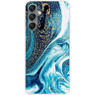 1001coques Samsung Galaxy A24 Marbre Bleu Pailleté Étui - Publicité 1001coques Samsung Galaxy A24 Marbre Bleu Pailleté Étui - Publicité