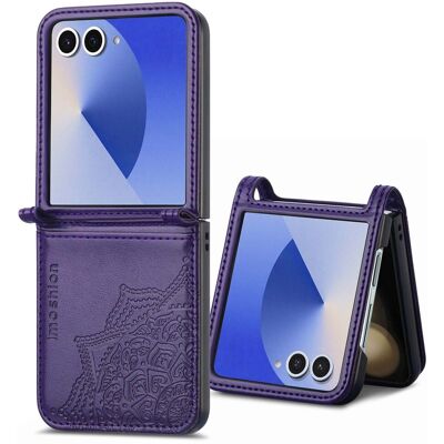Imoshion Mandala Housse À Rabat Samsung Galaxy Z Flip 7 - Violet - Publicité Imoshion Mandala Housse À Rabat Samsung Galaxy Z Flip 7 - Violet - Publicité