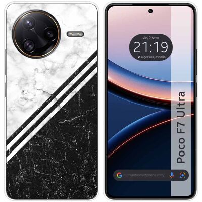 Tumundosmartphone Housse En Silicone Pour Xiaomi Poco F7 Ultra 5g Design Marbre 01 Dessins - Publicité Tumundosmartphone Housse En Silicone Pour Xiaomi Poco F7 Ultra 5g Design Marbre 01 Dessins - Publicité