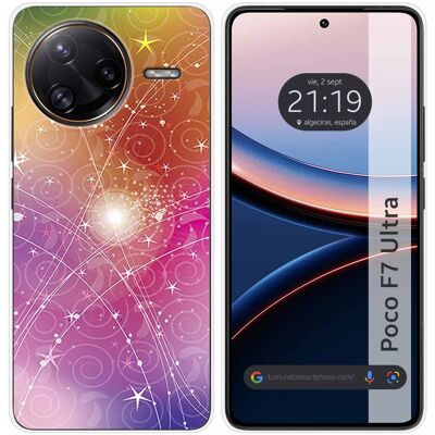 Tumundosmartphone Housse En Silicone Pour Xiaomi Poco F7 Ultra 5g Design Abstrait Dessins - Publicité Tumundosmartphone Housse En Silicone Pour Xiaomi Poco F7 Ultra 5g Design Abstrait Dessins - Publicité
