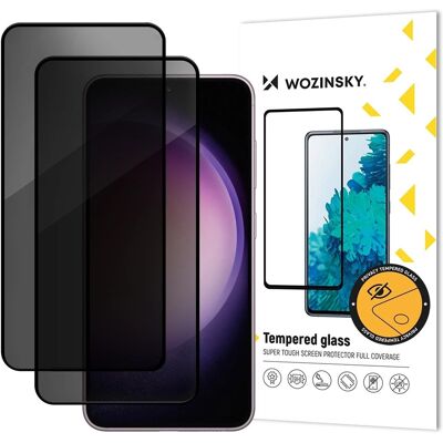 Gehärtetes Glas Wozinsky Privacy Glass Für Samsung Galaxy M56, Set Aus 2 Stück - Publicité Gehärtetes Glas Wozinsky Privacy Glass Für Samsung Galaxy M56, Set Aus 2 Stück - Publicité