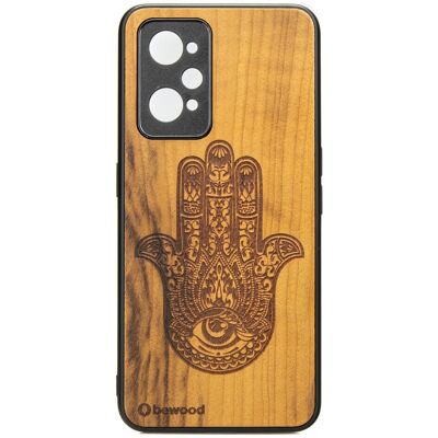 Bewood Coque En Bois Realme Gt 2 / Gt Neo 2 / Gt Neo 3t Hamsa Imbuia - Publicité Bewood Coque En Bois Realme Gt 2 / Gt Neo 2 / Gt Neo 3t Hamsa Imbuia - Publicité