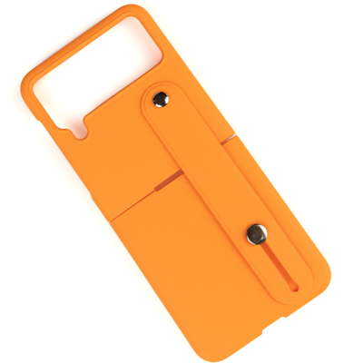 Amazon Étui Pliable Orange Pour Samsung Galaxy Z Flip 4 + Support - Publicité Amazon Étui Pliable Orange Pour Samsung Galaxy Z Flip 4 + Support - Publicité