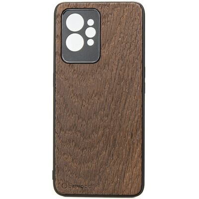 Bewood Étui En Bois De Chêne Fumé Pour Realme Gt 2 Pro - Publicité Bewood Étui En Bois De Chêne Fumé Pour Realme Gt 2 Pro - Publicité