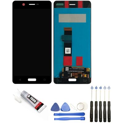 Microsoft Vitre Tactile + Ecran Lcd Pour Nokia 5 Noir 5.2\" + Outils + Colle - Publicité Microsoft Vitre Tactile + Ecran Lcd Pour Nokia 5 Noir 5.2\" + Outils + Colle - Publicité