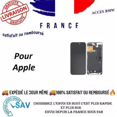 Écran LCD d'origine noir pour iPhone 14 Pro Max - Pack de service - Publicité Écran LCD d'origine noir pour iPhone 14 Pro Max - Pack de service - Publicité