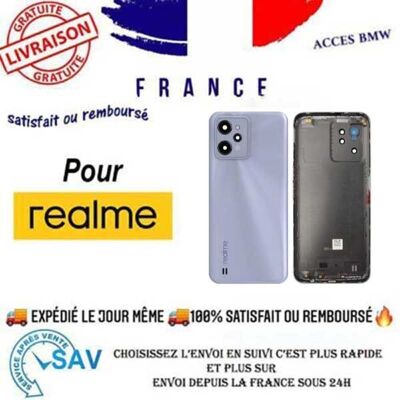 Couvercle en verre arrière Realme - Argent pour C31 - Publicité Couvercle en verre arrière Realme - Argent pour C31 - Publicité