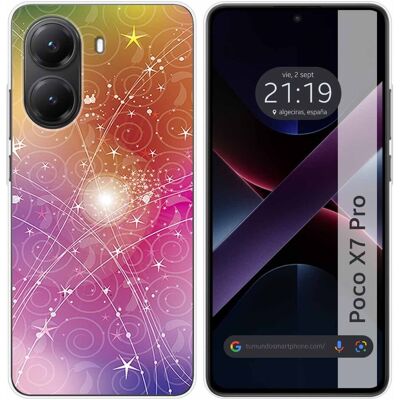 Tumundosmartphone Housse En Silicone Pour Xiaomi Poco X7 Pro 5g Design Abstrait Dessins - Publicité Tumundosmartphone Housse En Silicone Pour Xiaomi Poco X7 Pro 5g Design Abstrait Dessins - Publicité