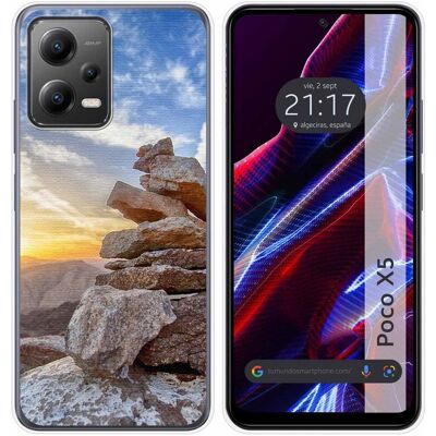 Tumundosmartphone Housse En Silicone Compatible Avec Xiaomi Poco X5 5g Design Sunset Dessins - Publicité Tumundosmartphone Housse En Silicone Compatible Avec Xiaomi Poco X5 5g Design Sunset Dessins - Publicité