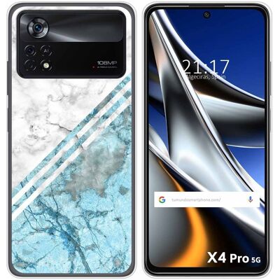 Tumundosmartphone Housse En Silicone Pour Xiaomi Poco X4 Pro 5g Design Marbre 02 Dessins - Publicité Tumundosmartphone Housse En Silicone Pour Xiaomi Poco X4 Pro 5g Design Marbre 02 Dessins - Publicité