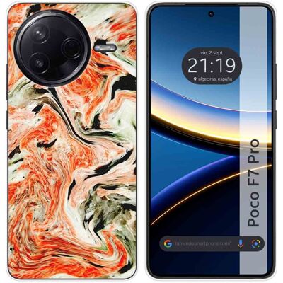 Tumundosmartphone Housse En Silicone Pour Xiaomi Poco F7 Pro 5g Design Marbre 12 Dessins - Publicité Tumundosmartphone Housse En Silicone Pour Xiaomi Poco F7 Pro 5g Design Marbre 12 Dessins - Publicité