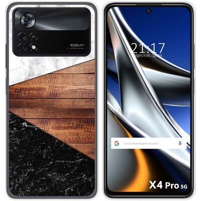 Tumundosmartphone Housse En Silicone Pour Xiaomi Poco X4 Pro 5g Design Marbre 11 Dessins - Publicité Tumundosmartphone Housse En Silicone Pour Xiaomi Poco X4 Pro 5g Design Marbre 11 Dessins - Publicité