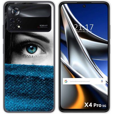 Coque pour Xiaomi Poco X4 Pro 5G TUMUNDOSMARTPHONE Motif Œil Multicolore - Publicité Coque pour Xiaomi Poco X4 Pro 5G TUMUNDOSMARTPHONE Motif Œil Multicolore - Publicité