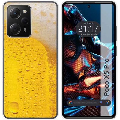 Tumundosmartphone Housse En Silicone Compatible Avec Xiaomi Poco X5 Pro 5g Design Bière Dessins - Publicité Tumundosmartphone Housse En Silicone Compatible Avec Xiaomi Poco X5 Pro 5g Design Bière Dessins - Publicité