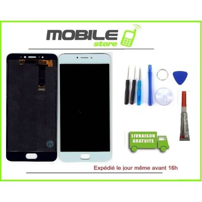 Vitre Tactile + Ecran Lcd Pour Meizu Mx6 Couleur Blanc + Outils + Colle - Publicité Vitre Tactile + Ecran Lcd Pour Meizu Mx6 Couleur Blanc + Outils + Colle - Publicité