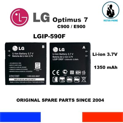Batterie Originale LG E900 1350mAh - Batterie - Publicité Batterie Originale LG E900 1350mAh - Batterie - Publicité