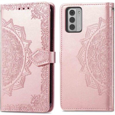 Imoshion Etui De Télephone Mandala Pour Nokia G42 - Rose Doré - Publicité Imoshion Etui De Télephone Mandala Pour Nokia G42 - Rose Doré - Publicité