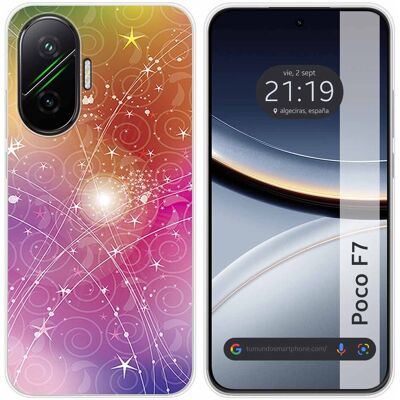 Tumundosmartphone Housse En Silicone Pour Xiaomi Poco F7 5g Design Abstrait Dessins - Publicité Tumundosmartphone Housse En Silicone Pour Xiaomi Poco F7 5g Design Abstrait Dessins - Publicité