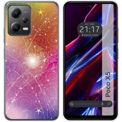 Tumundosmartphone Housse En Silicone Compatible Avec Xiaomi Poco X5 5g Design Abstrait Dessins - Publicité Tumundosmartphone Housse En Silicone Compatible Avec Xiaomi Poco X5 5g Design Abstrait Dessins - Publicité
