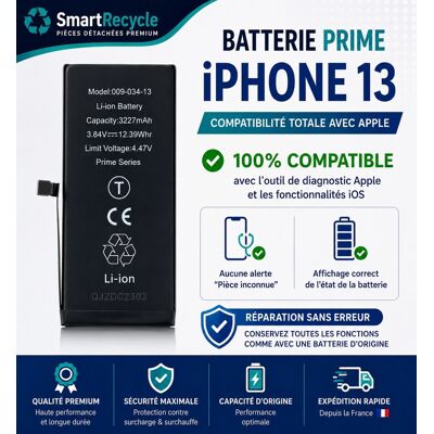 Batterie Iphone 13 Prime Reconnu Par Iphone Comme D’origine - Publicité Batterie Iphone 13 Prime Reconnu Par Iphone Comme D’origine - Publicité