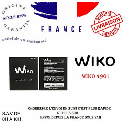 Wiko 4901 2500mah Batterie Interne De Remplacement - Publicité Wiko 4901 2500mah Batterie Interne De Remplacement - Publicité