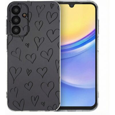 Coque Design Imoshion Samsung Galaxy A15 (5g/4g) - Coeurs - Publicité Coque Design Imoshion Samsung Galaxy A15 (5g/4g) - Coeurs - Publicité