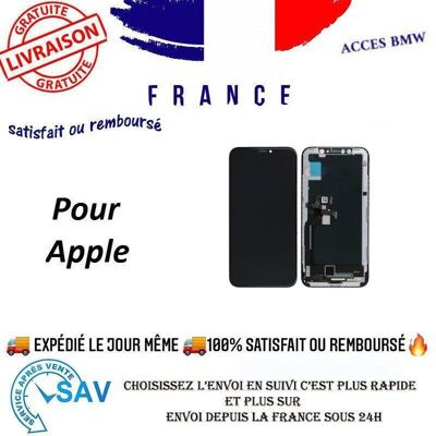 Ecran Complet Lcd + Vitre Tactile Pour Apple Iphone X 661-13114 Noir - Publicité Ecran Complet Lcd + Vitre Tactile Pour Apple Iphone X 661-13114 Noir - Publicité
