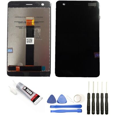 Visiodirect Vitre Tactile + Ecran Lcd Pour Nokia 2 5.0\" Noir + Outils+colle - Publicité Visiodirect Vitre Tactile + Ecran Lcd Pour Nokia 2 5.0\" Noir + Outils+colle - Publicité