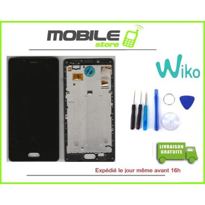 Tactile + Lcd + Chassis Original Pour Wiko Ufeel Lite Chassis Noir + Outils - Publicité Tactile + Lcd + Chassis Original Pour Wiko Ufeel Lite Chassis Noir + Outils - Publicité
