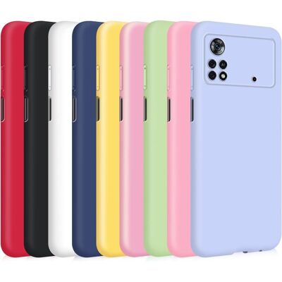 Amazon Lot De 9 Coques En Silicone Colorées Pour Xiaomi Poco X4 Pro 5g - Publicité Amazon Lot De 9 Coques En Silicone Colorées Pour Xiaomi Poco X4 Pro 5g - Publicité