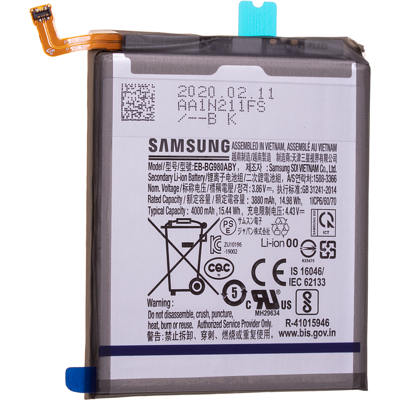 Sans Marque Batterie D’origine Samsung Eb-Bg980aby 3880 Mah - Publicité Sans Marque Batterie D’origine Samsung Eb-Bg980aby 3880 Mah - Publicité