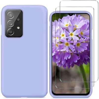 Amazon Étui Pour Samsung Galaxy A72, Violet Pastel, 2 Verres Trempés Sm-A725f - Publicité Amazon Étui Pour Samsung Galaxy A72, Violet Pastel, 2 Verres Trempés Sm-A725f - Publicité