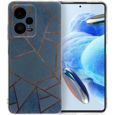 Coque Design Imoshion Xiaomi Redmi Note 12 Pro (5g) - Graphique Bleu - Publicité Coque Design Imoshion Xiaomi Redmi Note 12 Pro (5g) - Graphique Bleu - Publicité