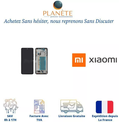 Écran LCD Tactile Original Xiaomi 13t Châssis Noir - Publicité Écran LCD Tactile Original Xiaomi 13t Châssis Noir - Publicité