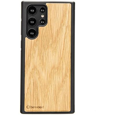 Bewood Étui En Bois Pour Samsung Galaxy S22 Ultra En Chêne - Publicité Bewood Étui En Bois Pour Samsung Galaxy S22 Ultra En Chêne - Publicité