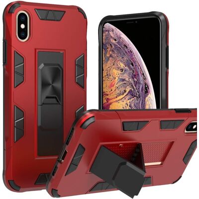 Amazon Étui Renforcé Rouge Avec Support Pour Apple Iphone Xs Max 6,46\" A1921 - Publicité Amazon Étui Renforcé Rouge Avec Support Pour Apple Iphone Xs Max 6,46\" A1921 - Publicité