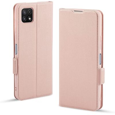 Amazon Étui Fermé À Rabat Pour Samsung Galaxy A22 5g Rose Élégant Sm-A226b - Publicité Amazon Étui Fermé À Rabat Pour Samsung Galaxy A22 5g Rose Élégant Sm-A226b - Publicité