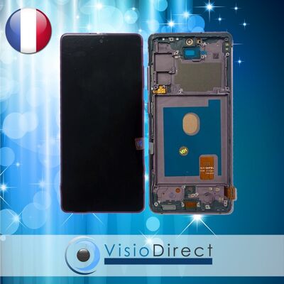 Visiodirect Vitre Tactile + Ecran Lcd Sur Ch�ssis Pour Samsung Galaxy S20 Fe Sm-G780f Violet - Publicité Visiodirect Vitre Tactile + Ecran Lcd Sur Ch�ssis Pour Samsung Galaxy S20 Fe Sm-G780f Violet - Publicité