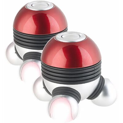 Newgen Medicals 2 Mini Appareils De Massage Vibrants Avec 3 Têtes Et Éclairage Led - Newgen Med - Publicité Newgen Medicals 2 Mini Appareils De Massage Vibrants Avec 3 Têtes Et Éclairage Led - Newgen Med - Publicité