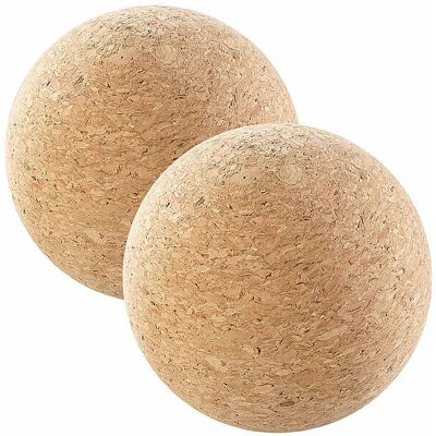 2 Balles De Massage Et D'Exercice En Liège Ø 6,5 cm - Newgen Medicals - Publicité 2 Balles De Massage Et D'Exercice En Liège Ø 6,5 cm - Newgen Medicals - Publicité