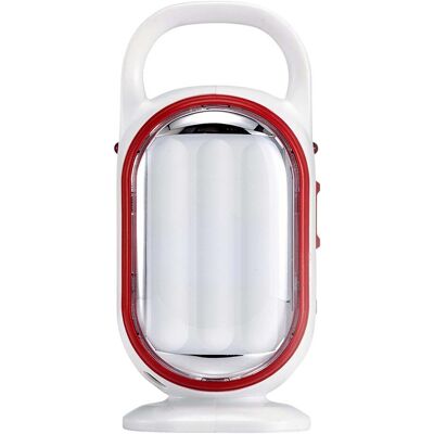 Avizar Lampe D’urgence Led Rechargeable Avec Poignée De Transport Blanc - Publicité Avizar Lampe D’urgence Led Rechargeable Avec Poignée De Transport Blanc - Publicité