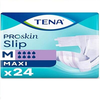 Tena Tenaslip Maxi Proskin Slip - Pack de 24 M - Publicité Tena Tenaslip Maxi Proskin Slip - Pack de 24 M - Publicité