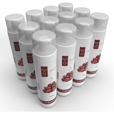Suntana Mousse Auto-Bronzante - Parfum Cerise Moyen 10% Dha - 12 X Pack De Vente - Publicité Suntana Mousse Auto-Bronzante - Parfum Cerise Moyen 10% Dha - 12 X Pack De Vente - Publicité