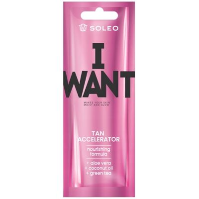 Soleo I Want Ultra Accélérateur De Bronzage - Publicité Soleo I Want Ultra Accélérateur De Bronzage - Publicité