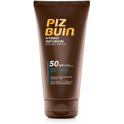 Piz Buin Gel Crème Solaire Hydro Infusion Spf 50 - 150ml Protection Corps - Publicité Piz Buin Gel Crème Solaire Hydro Infusion Spf 50 - 150ml Protection Corps - Publicité